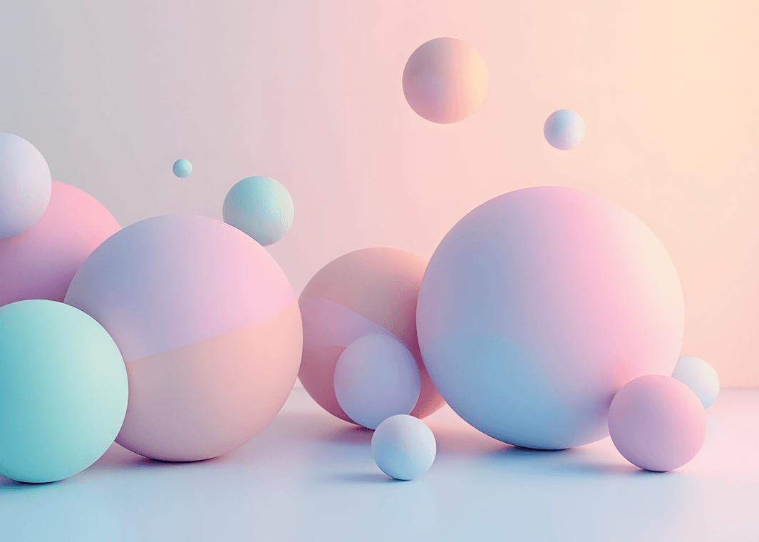 abstract 3D spheres